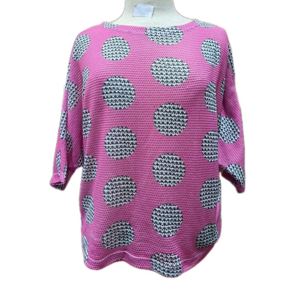 Isle By Melis Kozan Tunic Top Artsy Dolman Sleeves Lagenlook Boxy